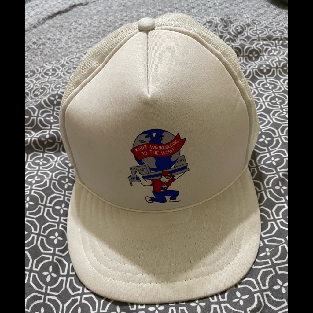 Vintage 80s90s Snapback Trucker Hat Size Os